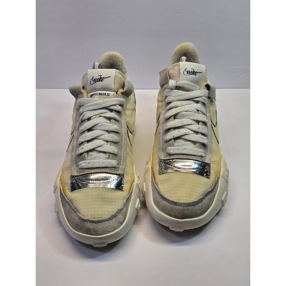 Size 9.5 - Nike Waffle Racer 2X Summit White Volt W - Picture 5 of 7